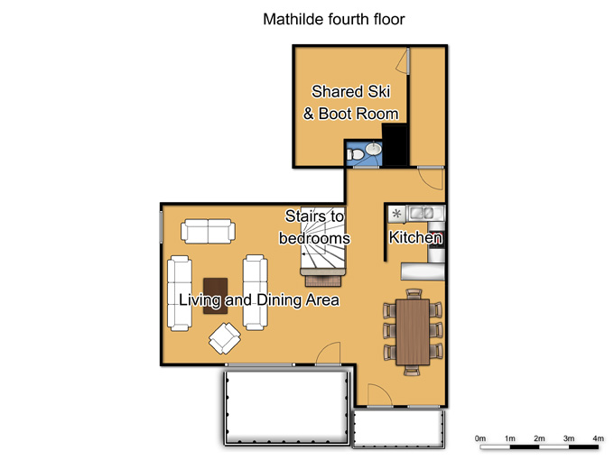 Chalet Mathilde Val Thorens Floor Plan 3